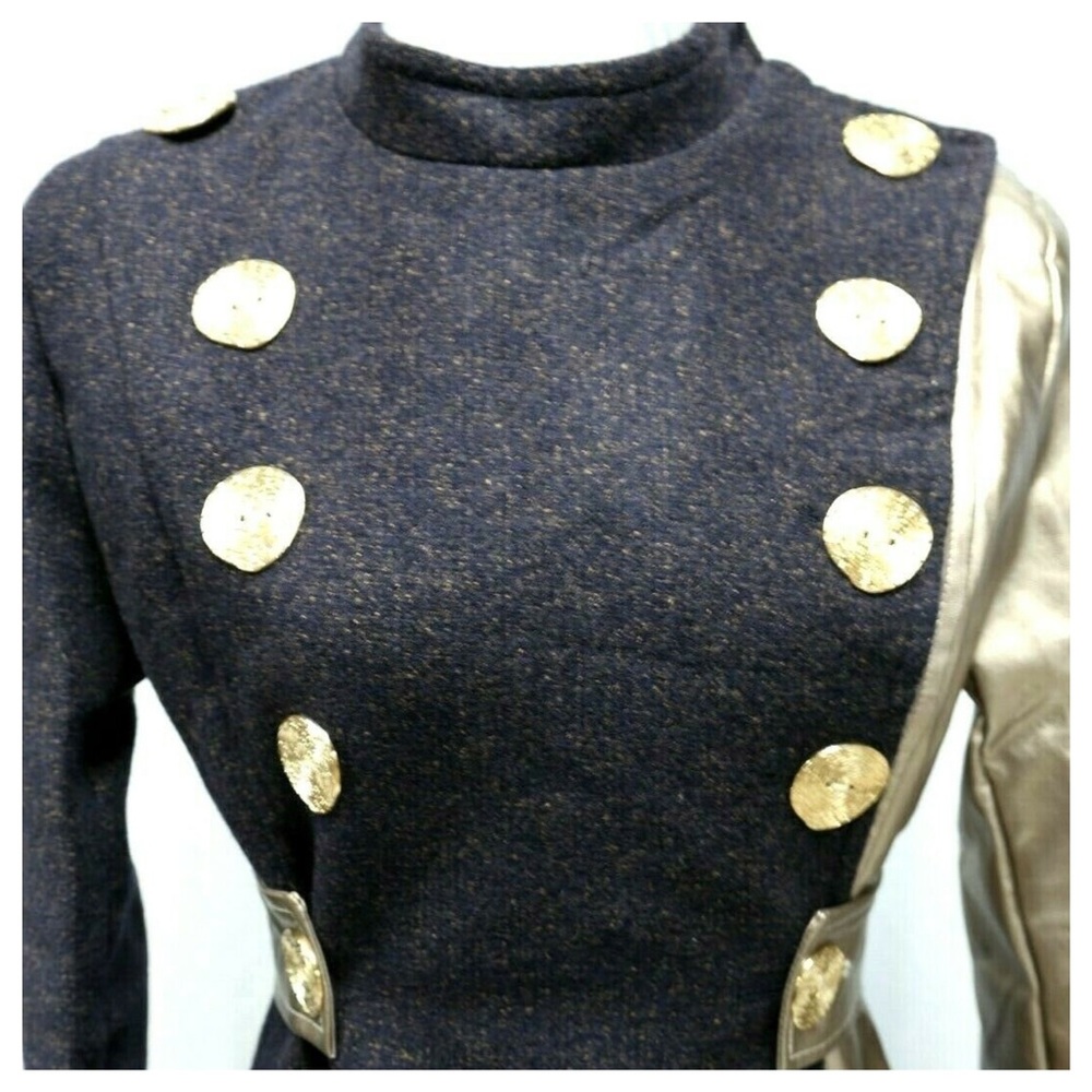 💐 The EMESTA Metallic Military Coat - Picture 6 of 8